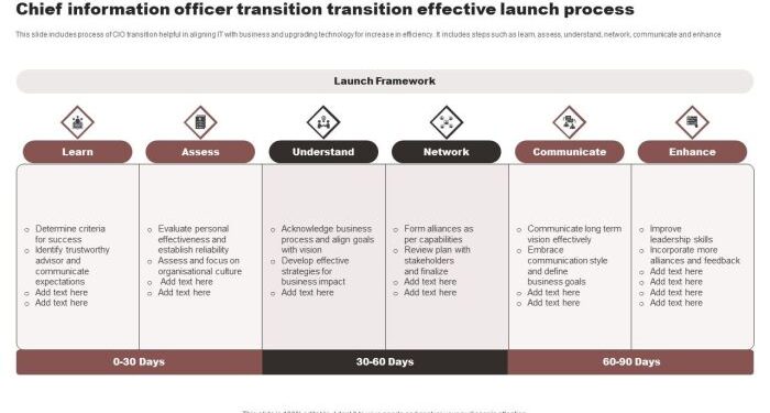Chief Information Officer Transition Transition Effective Launch ...