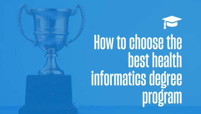 Choose the Best Health Informatics Degree Program